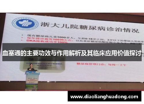 血塞通的主要功效与作用解析及其临床应用价值探讨